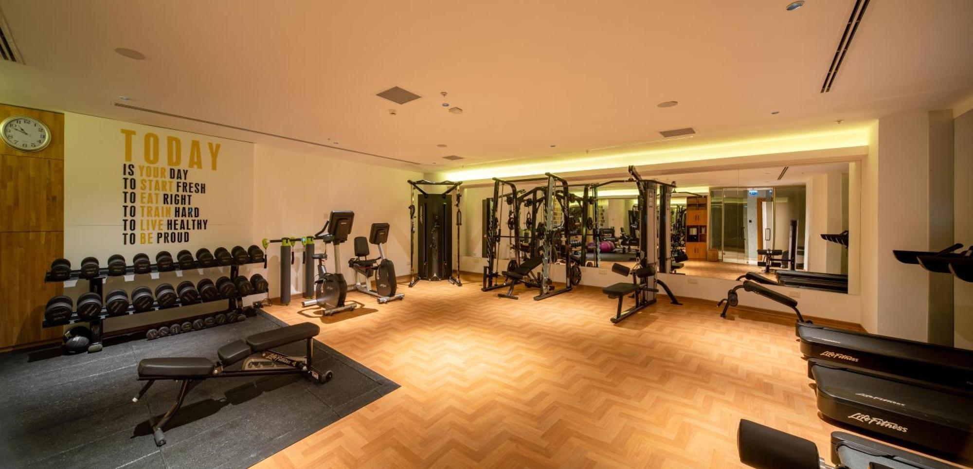 Concorde Tower Hotel & Casino Nicosia Exterior foto The gym at the hotel